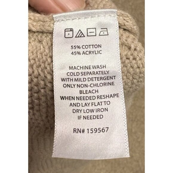 Willow & Wind Crochet Crop Top Women’s Small Beige Summer Beach Boho - Picture 3 of 4